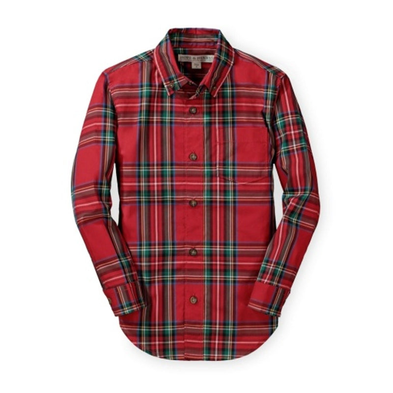 Hope & Henry - Boys Organic Stretch Poplin Shirt