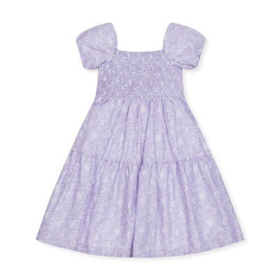 Hope & Henry - Girls Smocked Bubble Sleeve Dress