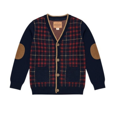 Hope & Henry - Boys Organic Tipped Cardigan