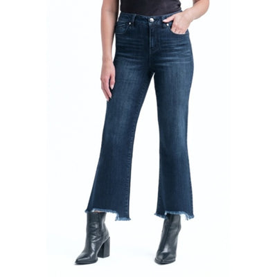 1822 Denim - Womens 27" Demi Boot with Fray Hem