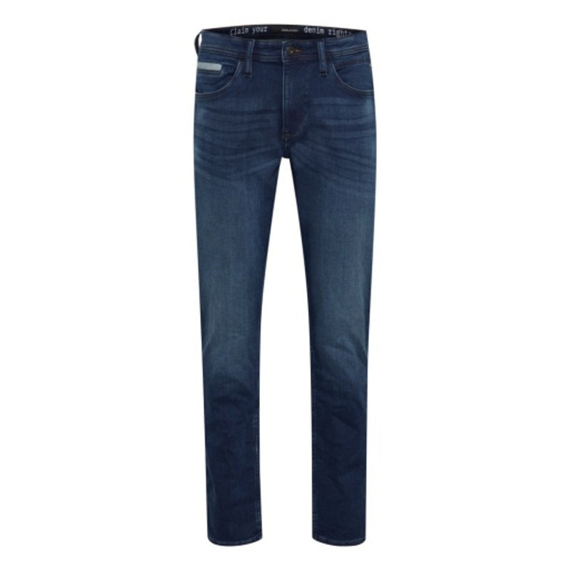 DK Company - Mens Blend® Twister Fit Indigo Knit: Slim Straight Jean