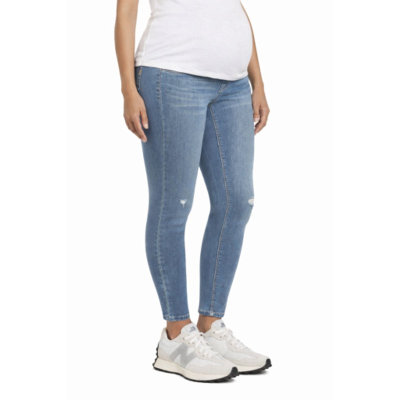 1822 Denim - Womens 28" Destructed Ankle Skinny with Bellyband