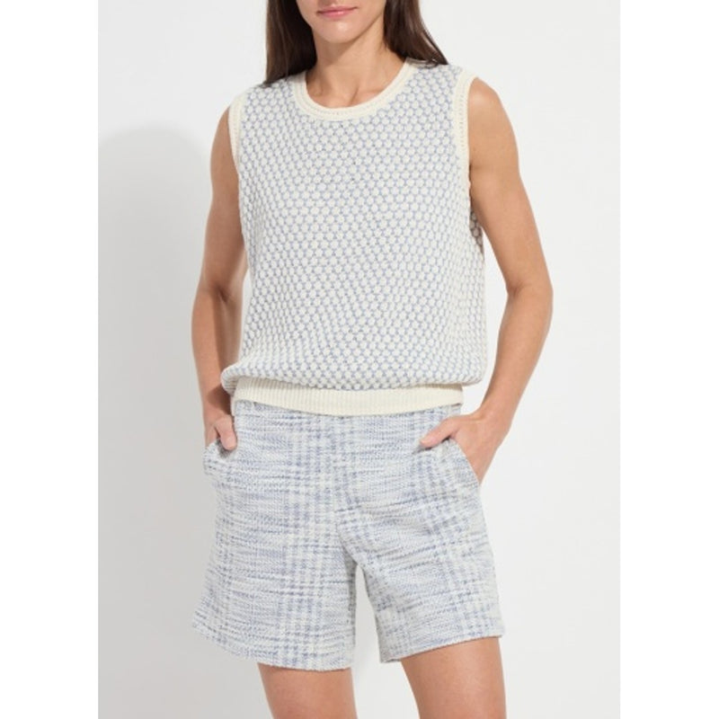 Lysse - Womens Claire Textured Mesh Sweater Shell