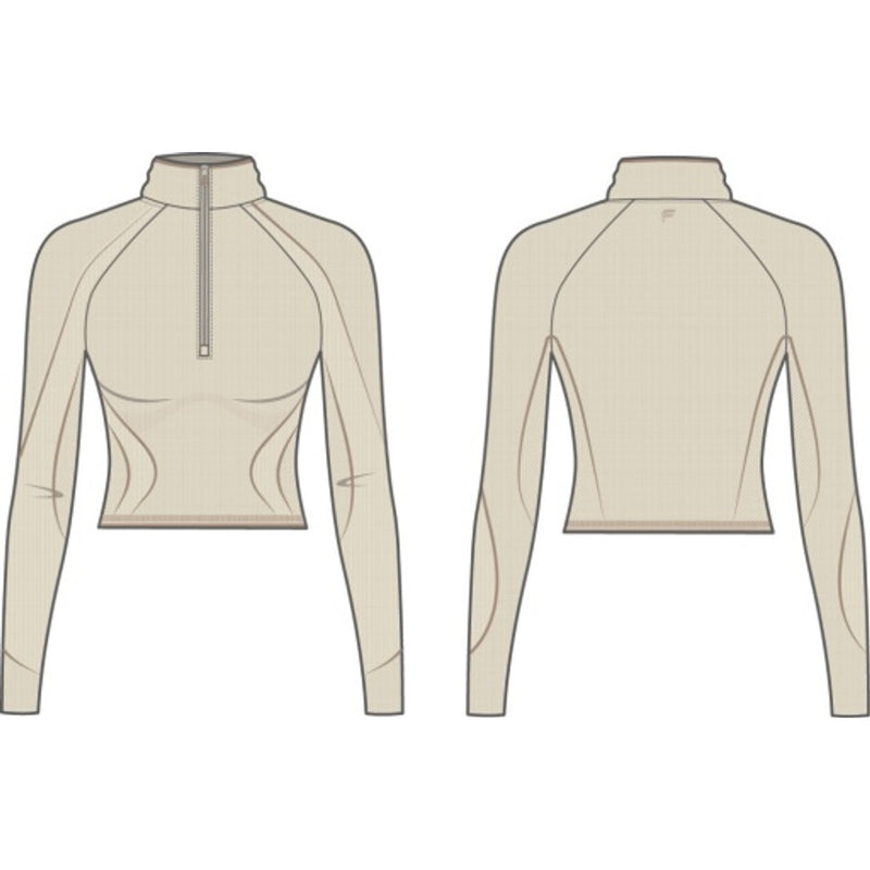 Fabletics - Womens Cold Weather Seamless Half-Zip