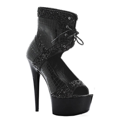 Ellie Shoes - 6" Multi Buckle Quilted Stiletto with 2" Platform
