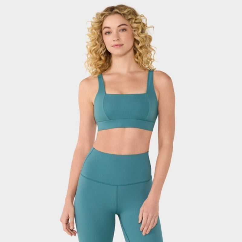 Thirty Three Threads - Unisex Square Neck Bra Lime Tropic Toile