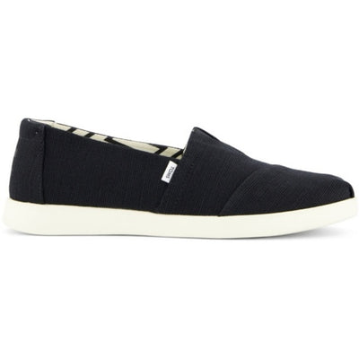 TOMS - Womens Alpargata Plus - Black Heritage Canvas