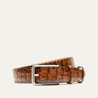 WILL Leather Goods - Mens Croco Belt