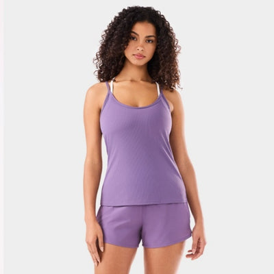 Thirty Three Threads - Unisex Pace Rib Tank Grape