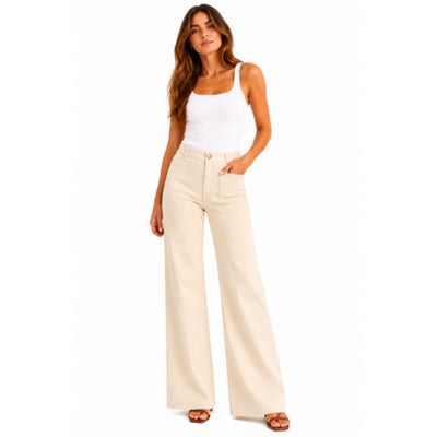 1822 Denim - Womens 32"Patch Pocket Wide Leg