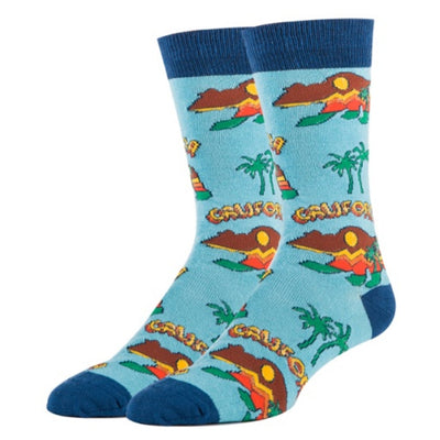 Oooh Yeah - Mens Crew Socks-Cali Bear