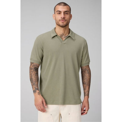 Fabletics - Mens the 24-7 Ribbed Johnny Collar Polo