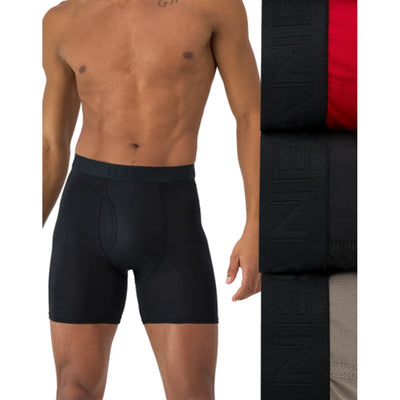 Hanes - Mens Ultimate® Comfort Sport Mens Underwear Boxer Briefs Pack – 3-Pack – X-Temp® – Moisture-Wicking Performance