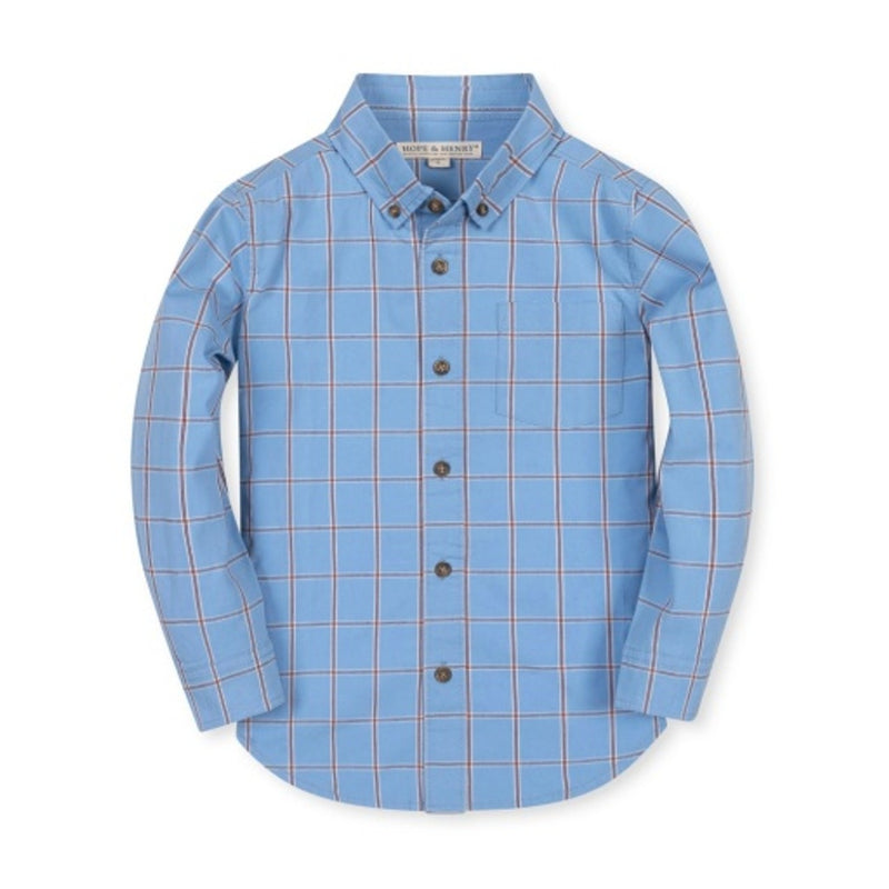 Hope & Henry - Boys Organic Stretch Poplin Shirt