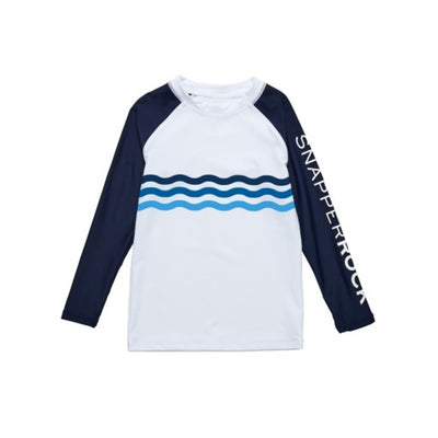 Snapper Rock - Boys Wave Stripe Long Sleeve Rash Top