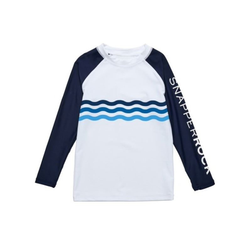 Snapper Rock - Boys Wave Stripe Long Sleeve Rash Top