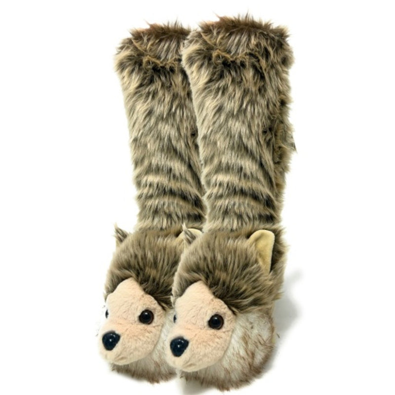 Oooh Yeah - Kids Wolf Pack Fuzzy Kids' Slipper Socks