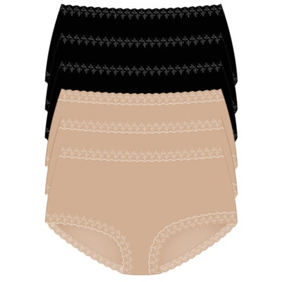 Natori - Womens Bliss Full Brief 6-Pack