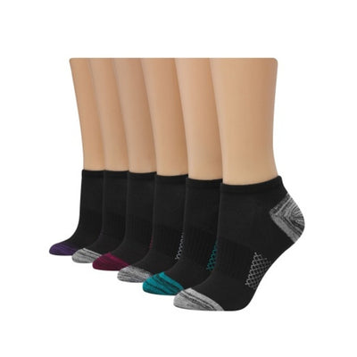 Hanes - Womens X-Temp Womens No Show Socks 6-Pairs
