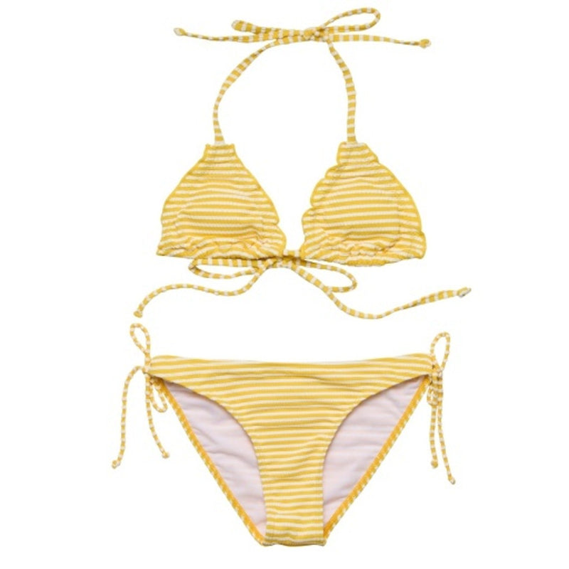 Snapper Rock - Girls Sunshine Stripe Teen Triangle Bikini