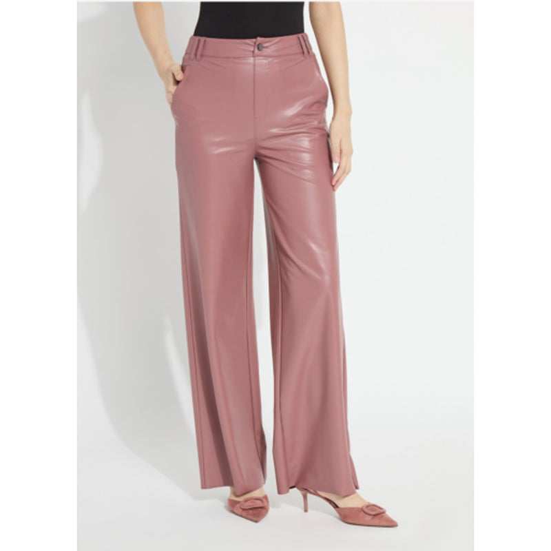 Lysse - Womens Ada Pull on Transeasonal Vegan Leather Trouser
