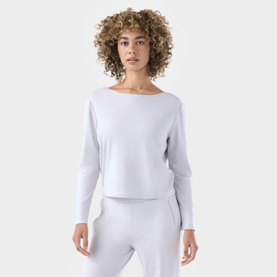 Thirty Three Threads - Unisex Brushed Tec Knit Long Sleeve Ash
