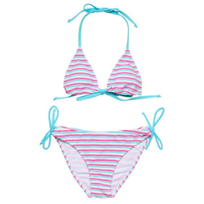 Snapper Rock - Girls Sorbet Stripe Teen Triangle Bikini