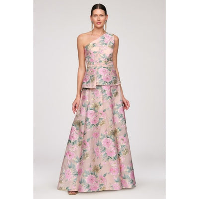 JS Collections - Womens Mia One Shoulder Gown