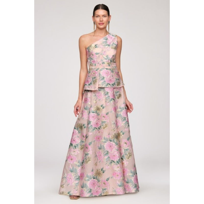 JS Collections - Womens Mia One Shoulder Gown