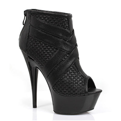 Ellie Shoes - 6" Pointed Heel Platform Sandal
