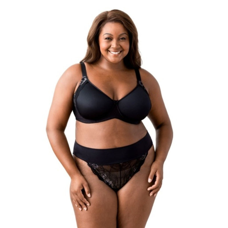 Elila - Womens Microfiber & Lace Moulded Underwire