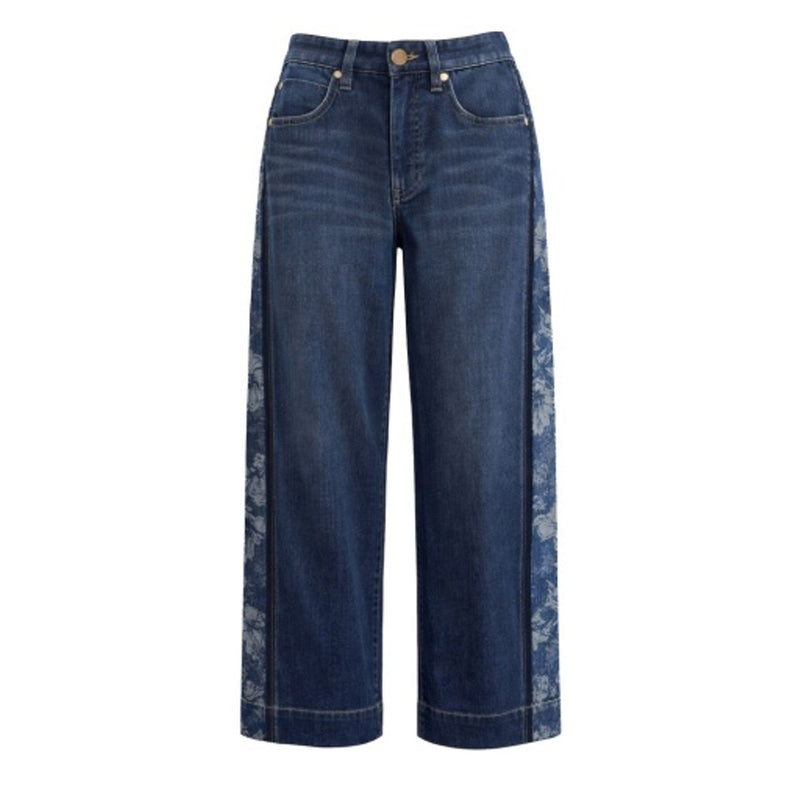 Liverpool Los Angeles - Womens Stride Wide Leg with Jacquard Blocking