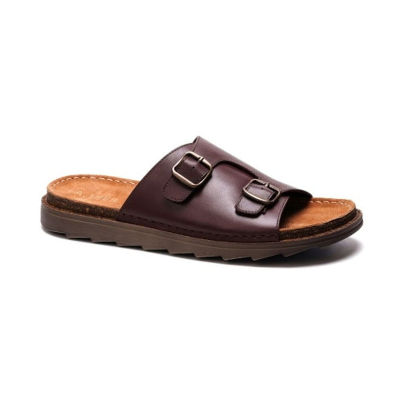 AV Universal - Mens Havana Double Strap Sandal